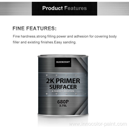 Auto 2k Primer Poly Putty Automotive Car Paint